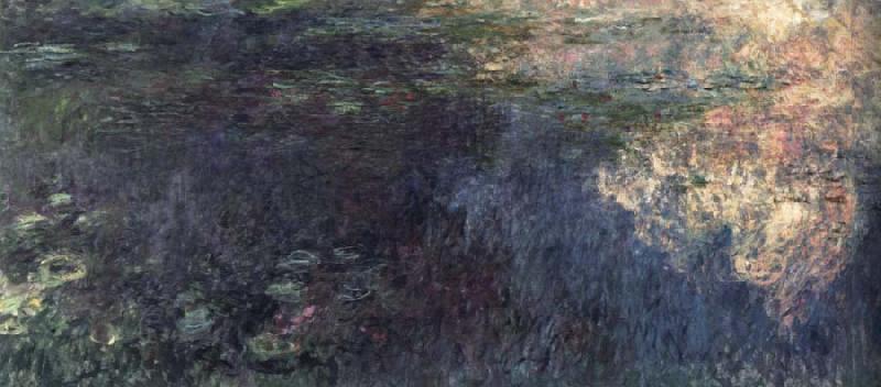 Claude Monet waterlilies the clouds oil painting image